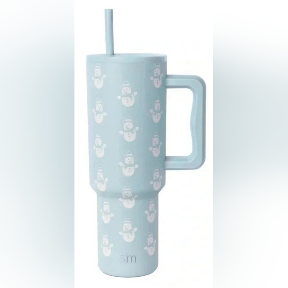 Simple Modern Trek Tumbler 40 oz. WINTER SNOWMAN - NEW in box! Limited Edition